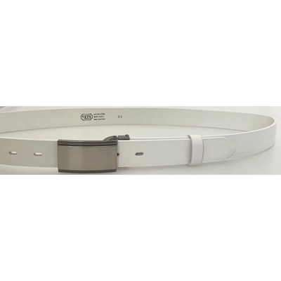 Penny Belts pánský kožený opasek 30-020-4PS-00 bílý