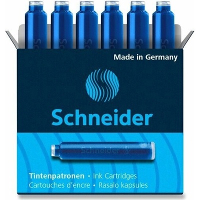 Schneider 6603 inkoustové bombičky modré 6 ks – Zboží Živě
