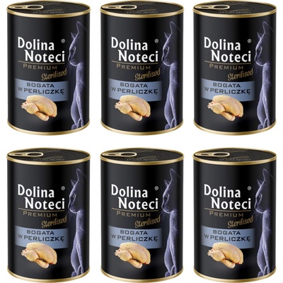 Dolina Noteci Premium Sterilised s vysokým obsahom perličiek 6 x 400 g