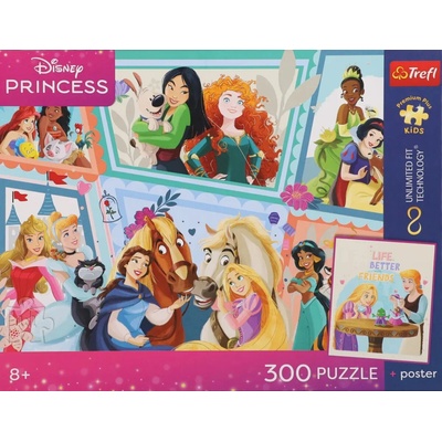 TREFL Premium Plus Kids Disney princeznej Nádherný ples 300 dielov