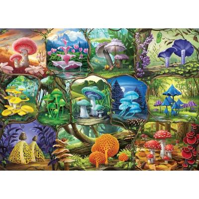 Ravensburger - Puzzle Beautiful Mushrooms - 1 000 piese
