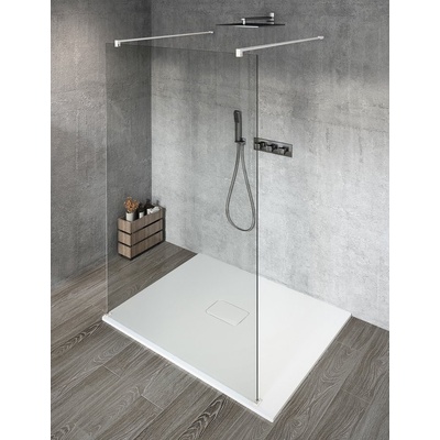 Gelc vario White jednodílná sprchová zástěna do prostoru, čiré sklo, 900 mm GX1290GX2215