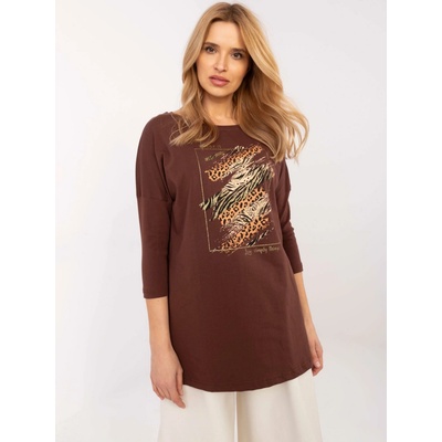 Blouse CLM-BZ-0052.37-brown hnedá Calimera