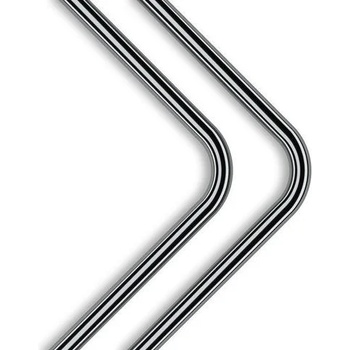 Image 1 of EKWB EK-Loop Metal Tube 16mm 0.8m Pre-Bent 90° - Black Nickel (2pcs) (EKWB3831109893951)