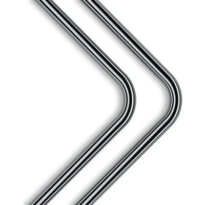 EKWB EK-Loop Metal Tube 16mm 0.8m Pre-Bent 90° - Black Nickel (2pcs) (EKWB3831109893951)