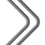 EKWB EK-Loop Metal Tube 16mm 0.8m Pre-Bent 90° - Black Nickel (2pcs) (EKWB3831109893951)