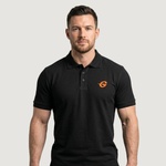 GymBeam Мъжка тениска Polo Black XL
