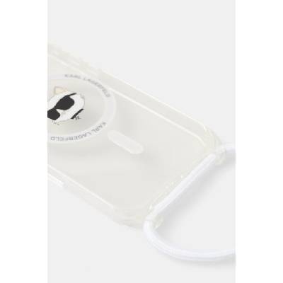 KARL LAGERFELD кейс за телефон iPhone 16 (KLHMP16SHCCHNT)