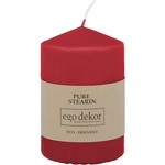 Ego dekor Червена свещ Връх, време на горене 25 ч. Eco - Eco candles by Ego dekor (ZBC-3771019)