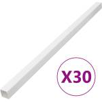 vidaXL Кабелен канал 60x40 мм 30 м PVC (155934)