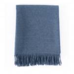 Interblanket Луксозно Одеяло От 100% Бейби Алпака Вълна - Син Цвят | 130×180 См, 500 Г