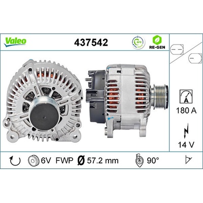 Alternátor VALEO 437542