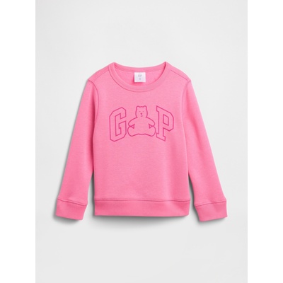 GAP Бебешки суитшърт с логото на GAP GAP | Rozov | Момичешки | 18-24 месеца