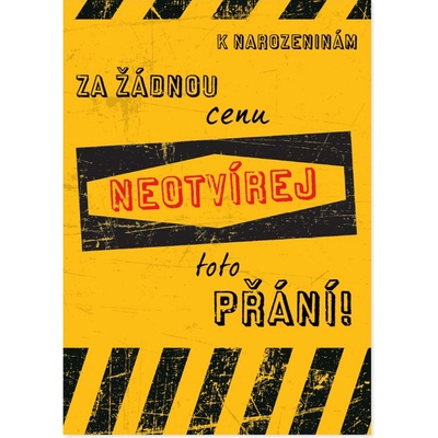 Albi Hrací přání k narozeninám - Rebel