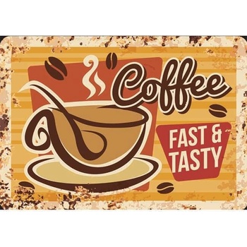 Ceduľa Coffee Fast Tasty