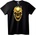 NOONEBRAND Златна тениска с череп - 2XL, White