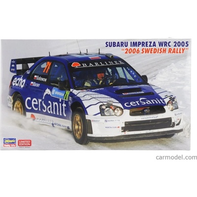 HASEGAWA SUBARU IMPREZA WRC TEAM CERSANIT N 71 RALLY SWEDEN 2006 MICHAL SOLOWOW MACIEJ BARAN 1:24
