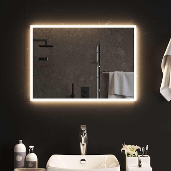 vidaXL LED огледало за баня, 70x50 см (151765)