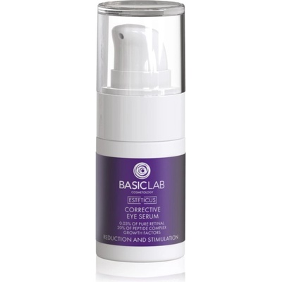 BasicLab Dermocosmetics Cosmetology Esteticus подмладяващ серум за очи за стягане на кожата 15ml