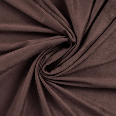 Kostýmovka Semiš SUEDE Stretch - Hnedá čokoládová