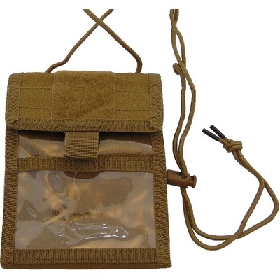 Peněženka ID CASE na šňůrce COYOTE BROWN