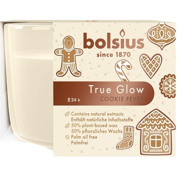 Bolsius Aроматна свещ Bolsius True Glow - Cookie Fever (8717847188939)