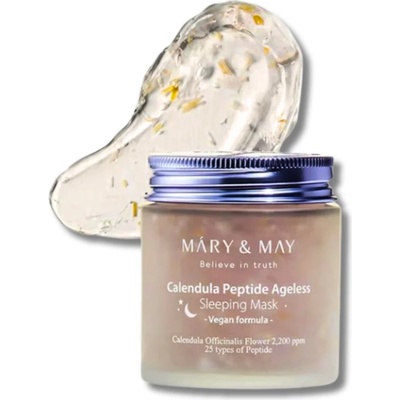 Mary and May - Calendula Peptide Ageless Sleeping Mask - 110g