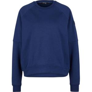 Stoic Дамски вълнен пуловер Stoic Women's MerinoFleece335 MMXX. Lulea Crew Merino jumper - Navy Blue (105-5557-0414)