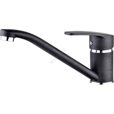 Alveus 1150800 - Смесител за мивка clara 13, 5 см гранит/черен (av0150)