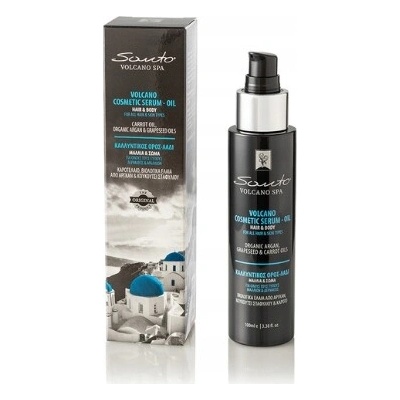 Olej Santo Volcano Spa 100 ml kvetinová zmes vo fľaštičke s pumpičkou
