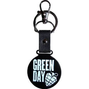 Green Day Stacked Logo & Grenade Circle (Glow-in-the-Dark) Ключодържател (GDKEY05)