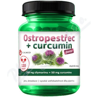 Galmed Ostropestřec + curcumin forte 120 kapsúl