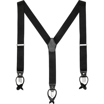 Charles Tyrwhitt Combination Suspenders - Black Комбинирани мъжки брекети Колани и скоби