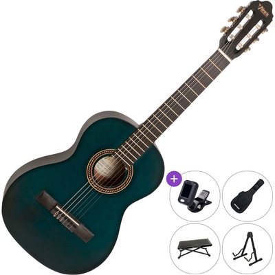 Valencia VC203 SET Transparent Blue Класическа китара с размер 3/4