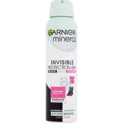 Garnier Mineral Invisible Black & White deospray Woman 150 ml