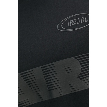 BALR Памучна тениска balr. в черно с принт b1112.1301 (b1112.1301)