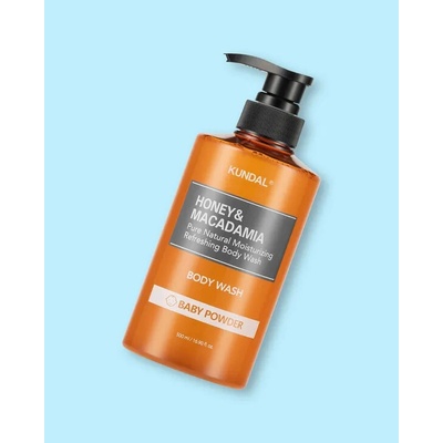 KUNDAL Honey & Macadamia Pure Body Wash Amber Vanilla 500 ml