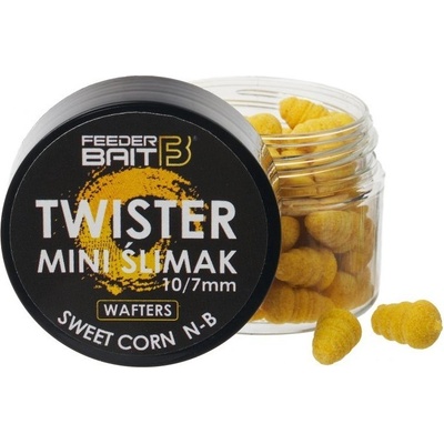 FeederBait Twister Mini Šlimak Wafters 25ml 11x8mm Sladká kukurica N.B.A.