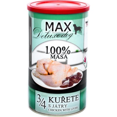 Max deluxe 3/4 kurčaťa s pečeňou 1200 g