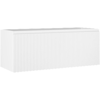 Mexen Rivel шкаф за баня под мивка 120 см, 1 чекмедже, набразден, бял мат (91A20-12047-1-BF01)