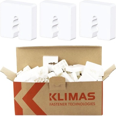 Klimas Wkret-Met 50ks - 15mm Dištančné podložky 50x50mm - PVC