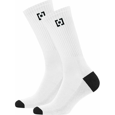 Horsefeathers CREW SOCKS 2PACK Biela Čierna