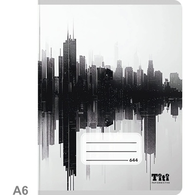 Topgal Poznámkový zošit A6 Notebook City