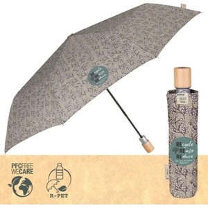  Дамски автоматичен чадър Perletti Green 19126, Сив