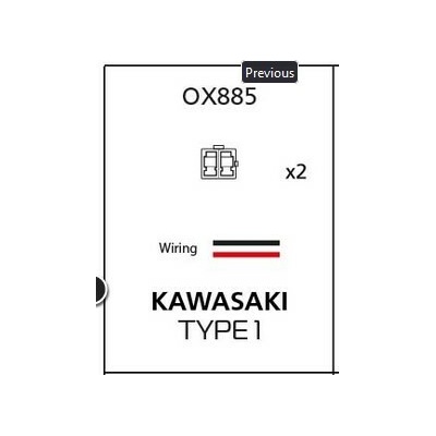 OXFORD adaptér přerušovače pro blinkry LED (2 kusy v sadě) vhodné pro HONDA.KAWASAKI (starý kód: OF780)