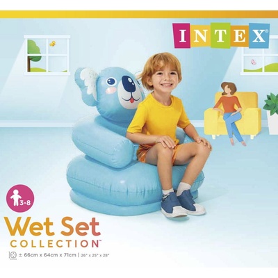 Intex 68556 Kreslo nafukovacie zvieratko Medveď