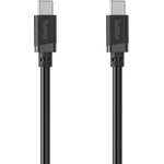 Hama Кабел usb-c - usb-c, 60w, 0.5 м, черен (hama-201819) - xtreme