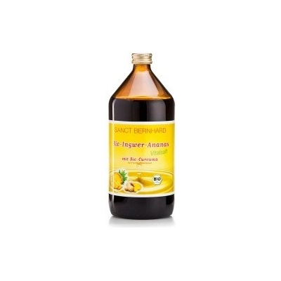 Sanct Bernard BIO 100% Ananásová šťava so zázvorom vital 1 l