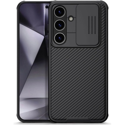 Nillkin Калъф с Плъзгач за Камера за Samsung S24, Nillkin CamShield Case, Черен (6902048273078)