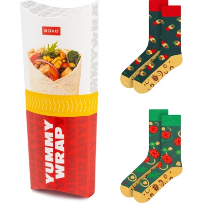 Soxo ponožky wrap v krabičke 2 páry